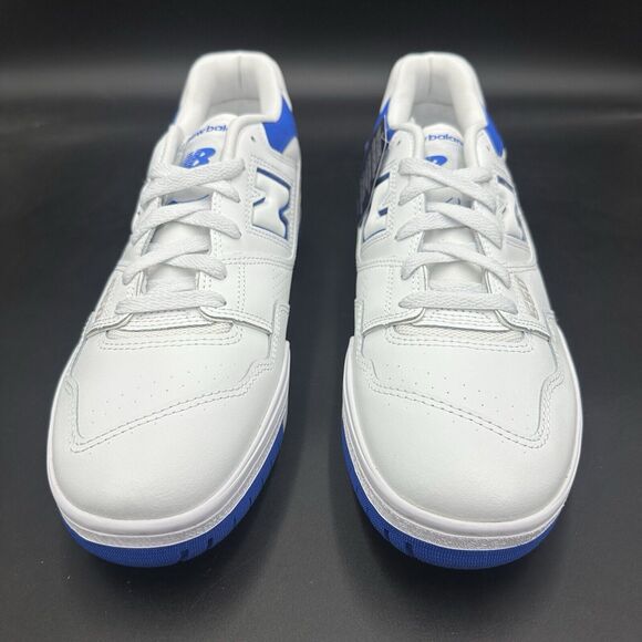 New Balance Mens 550 Shoes White Cobalt Summer Fog BB550WC Men's Size 11 - Picture 3 of 8